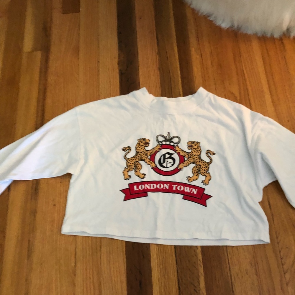 White London Crop Top